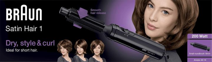 Actual product image Braun Satin Hair 1 AS 110 Hot air brush Lilac
