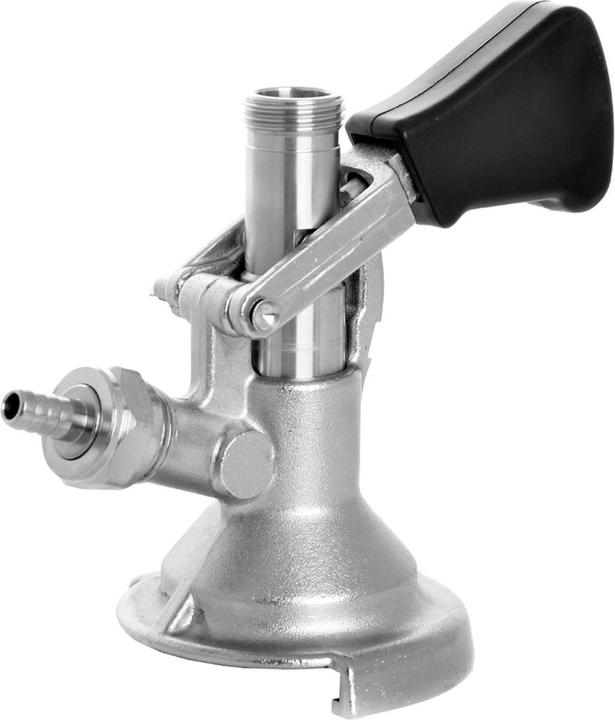 Actual product image Ich-zapfe Zapfkopf, Keg Verschluss mit oberem Ausgang, Flachfitting | 2x 5/8"