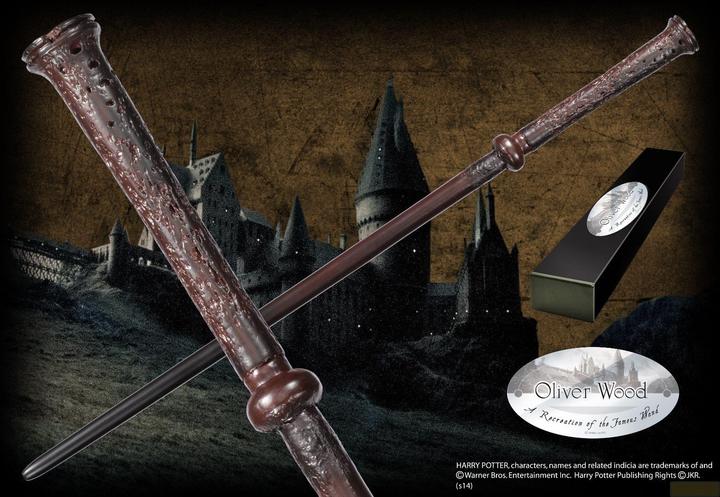 Produktbild Noble Collection Harry Potter Zauberstab Oliver Wood (Charakter-Edition)