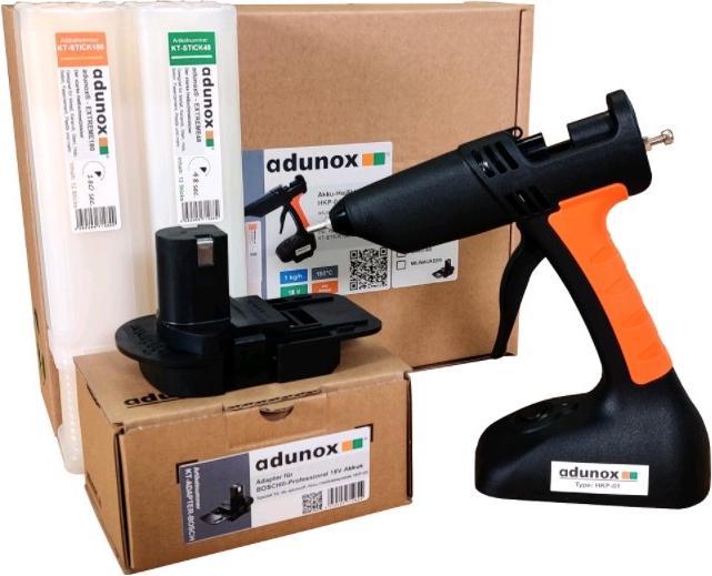 Image du produit Adunox Kit HKP y compris adaptateur deWALT Pistolet à colle HKP01 Kit avec colle