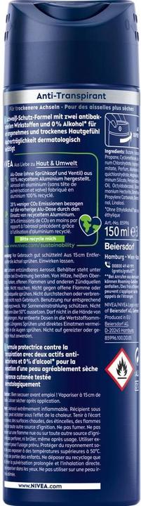 Immagine prodotto Nivea Men Attivo secco (Getto vaporizzato, 150 ml)