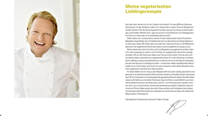 Produktbild Einfach und köstlich – vegetarisch (Deutsch, Thomas Mudersbach, Björn Freitag, Hubertus Schüler, 2022)