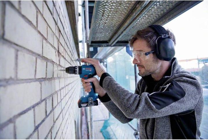 Actual product image Bosch Professional Combo kit set with 3 18V tools: GSB 18V-45, GDX 18V-200, GWS 18V-7, 2x 5.0Ah