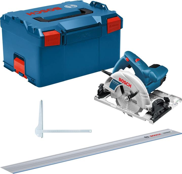 Bosch Professional Handkreissäge GKS 55+ GCE + FSN 1400