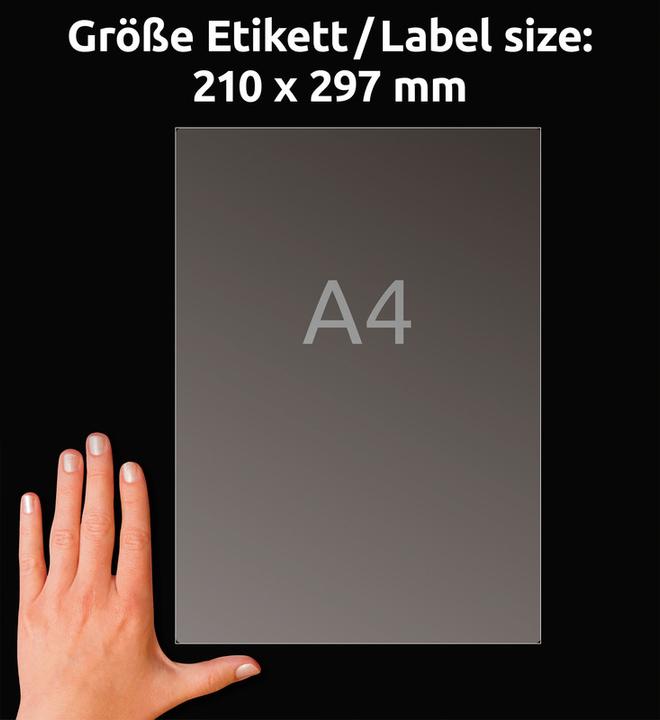 Actual product image Avery Versand labels