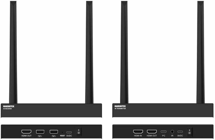 Actual product image Marmitek TV Anywhere Wireless 4K Pro HDMI Extender (50 m, HDMI 1)