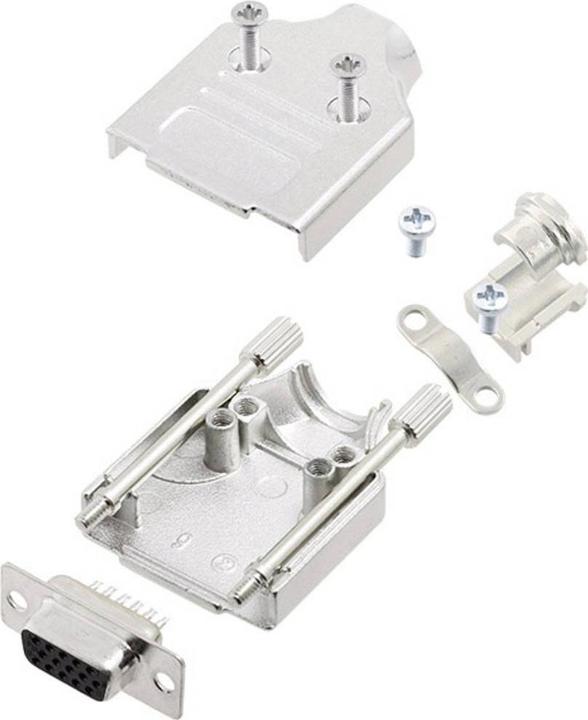 Image du produit Amphenol L17MHDM09+L77HDE15S Kit de connecteurs D-SUB 180 ° Nombre de pôles (num) : 15 L