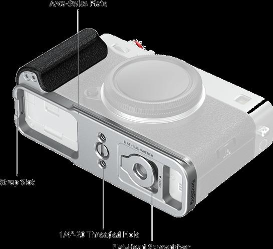 Produktbild SmallRig L-Winkel mit Silikongriff für X-E5