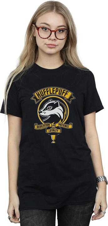 Immagine prodotto Hufflepuff Toon Crest Maglietta Ampia Donna (3XL)