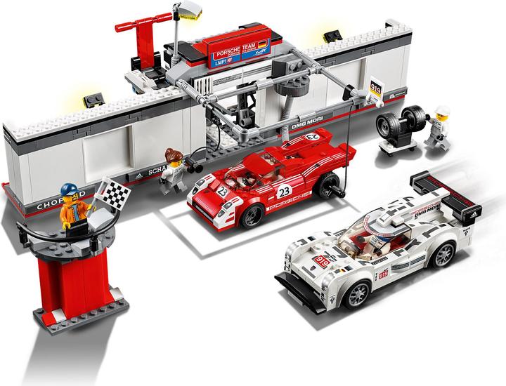 Produktbild LEGO Speed Champions Porsche 919 Hybrid and 917K Pit Lane (75876, LEGO Speed Champions)