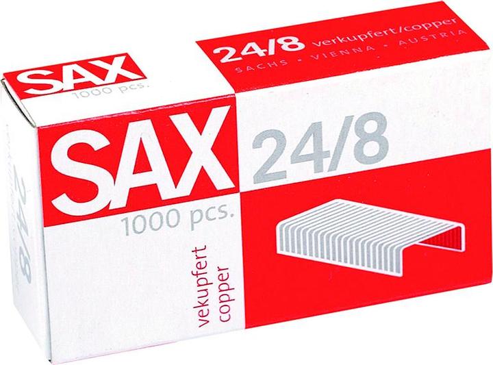 Produktbild SAX Heftklammern, 24/8, 1000 Stück, 248 (1000 x)