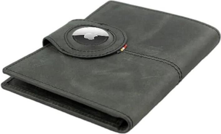 Garzini AirTag Passport Holder, Brushed (Reisepasshülle)
