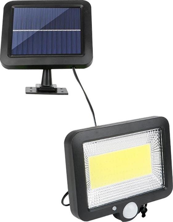Produktbild Forever Light SUNARI Solarlampe LED FLS-06 COB PIR 8W 600lm 6000K 1800mAh Li-Ion (600 lm, IP65)