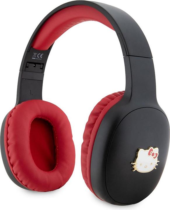 Immagine prodotto Hello Kitty słuchawki nauszne Bluetooth HKBHA1BKHLMK czarny/nero Metal Logo (8 h, Senza fili)