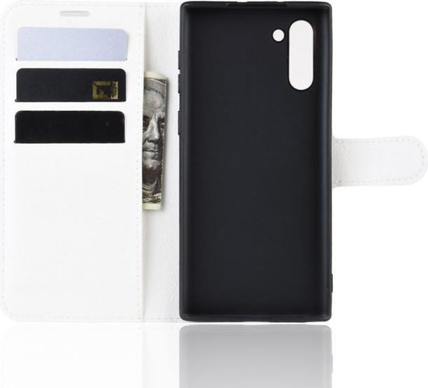 Actual product image MU Classic Litchi Leather Bookcover Series (Samsung Galaxy Note 10)