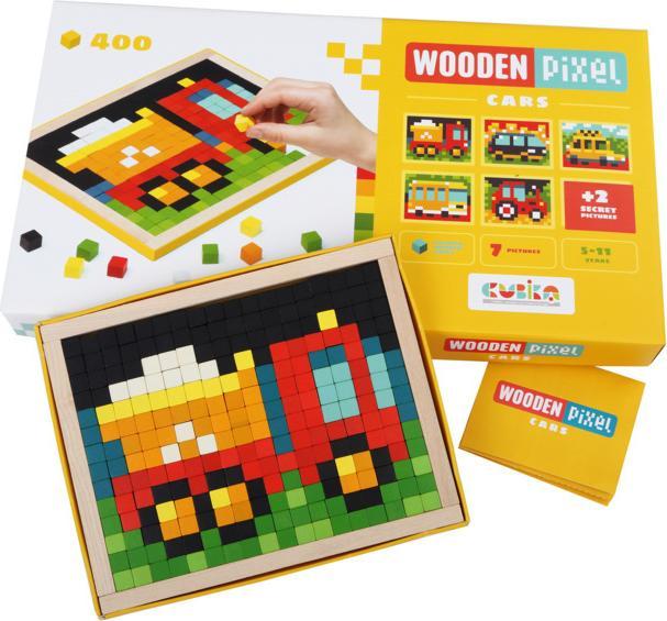 Cubika Holzmasaik Fahrzeuge