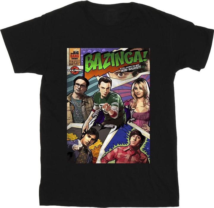 Image du produit Dam Mens Bazinga Cover T-Shirt (3XL)