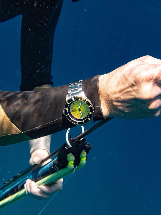 Produktbild Spinnaker SP-5099-33 Herrenuhr Hass Automatik Diver 43mm 30ATM (Taucheruhr, Lünette drehbar links, 43 mm)