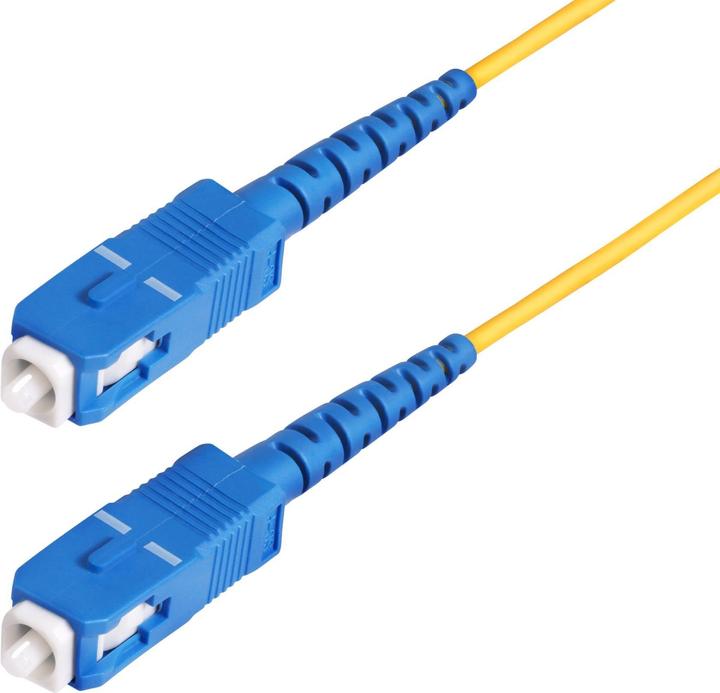 Image du produit StarTech com Câble Fibre Optique de 100m Duplex Monomode SC à SC (UPC) OS2, 9/125µm, 40G/100G, Cordo (CAT7, 100 m)