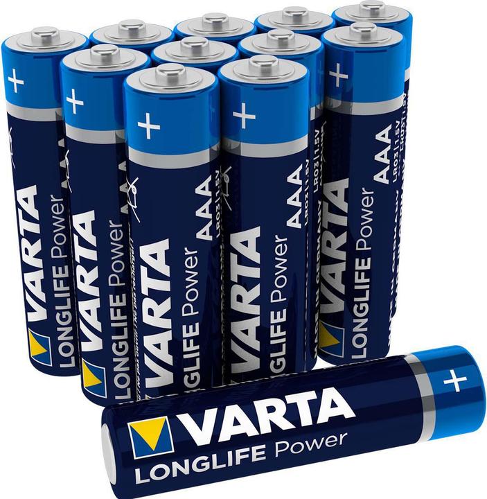 Produktbild Varta Longlife Power (12 Stk., AAA, 1260 mAh)