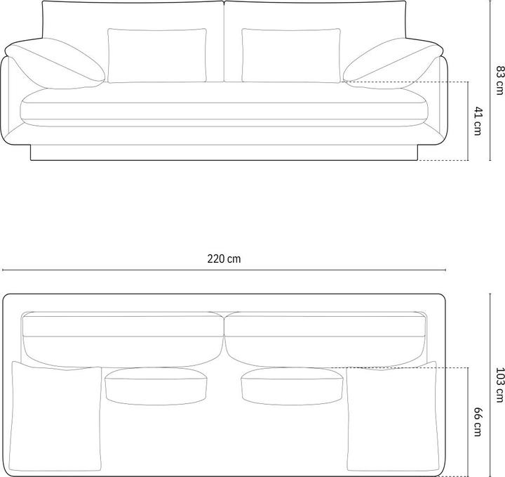 Produktbild Micadoni Torino (2-Sitzer, 3-Sitzer, 4-Sitzer)