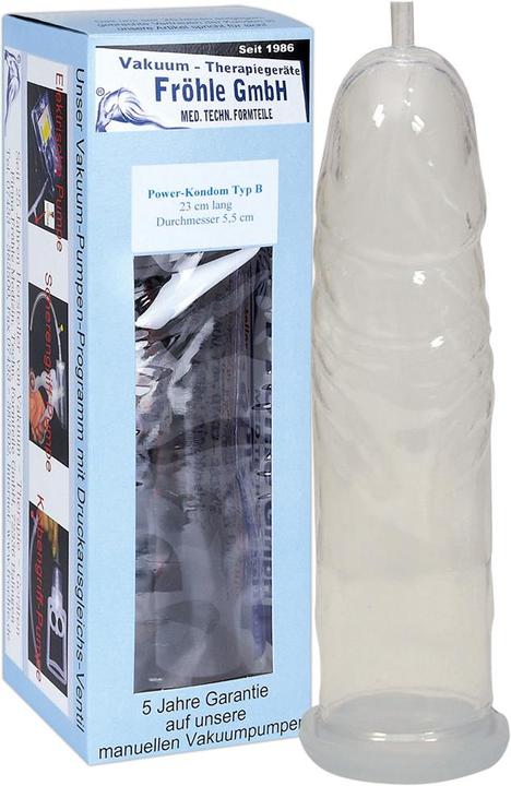 Actual product image Fröhle Power Condom Type B