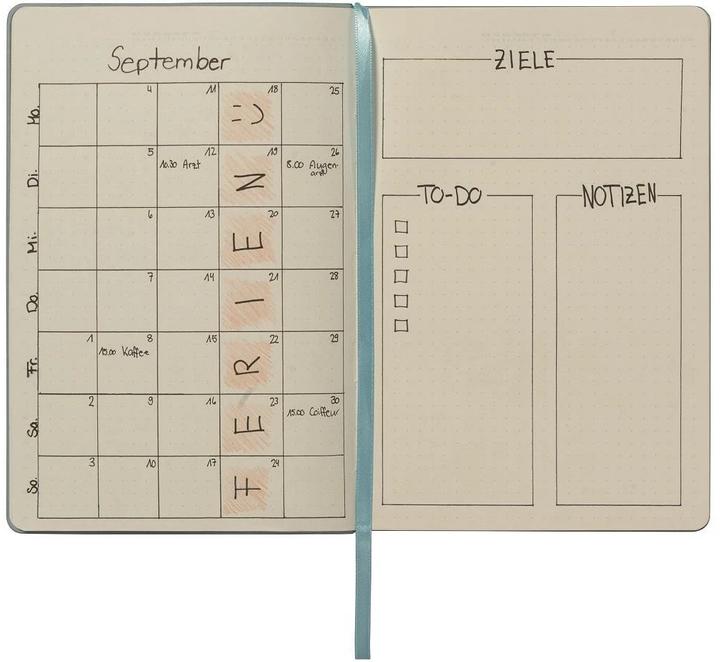 Actual product image Kolma Smooth A5 dotted turquoise notebook (A5, Checked, Soft cover)