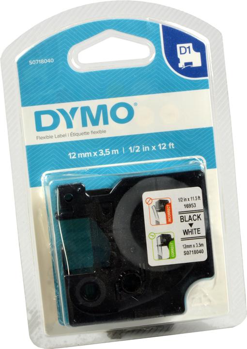 Actual product image Dymo D1 (1.20 cm, White)