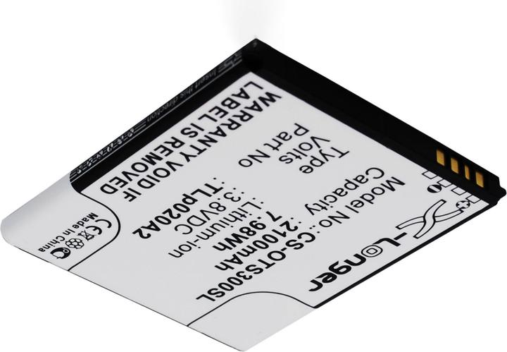 Actual product image AGI Battery compatible with Alcatel One Touch Pop Star 4G LTE Dual S - Battery - 2,100 mAh