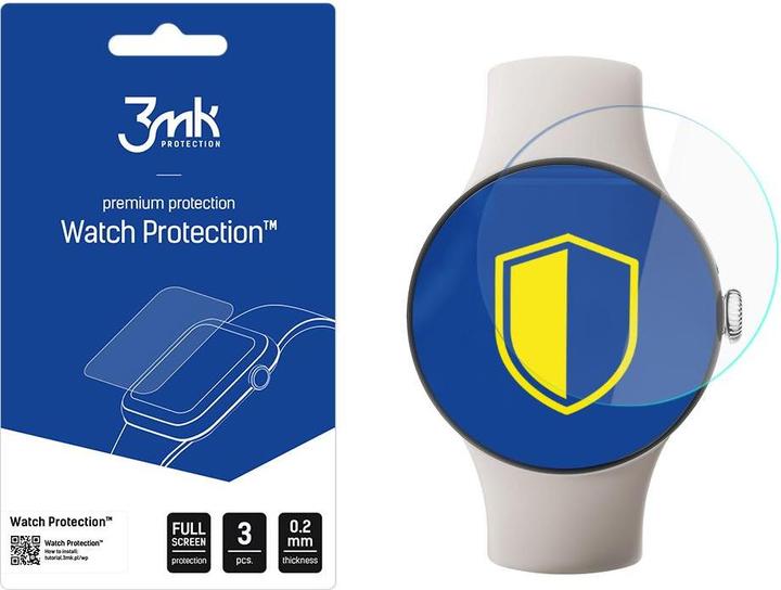 Etichetta energetica 3MK Orologio Folia ARC Google Pixel Watch 3 Folia a schermo intero