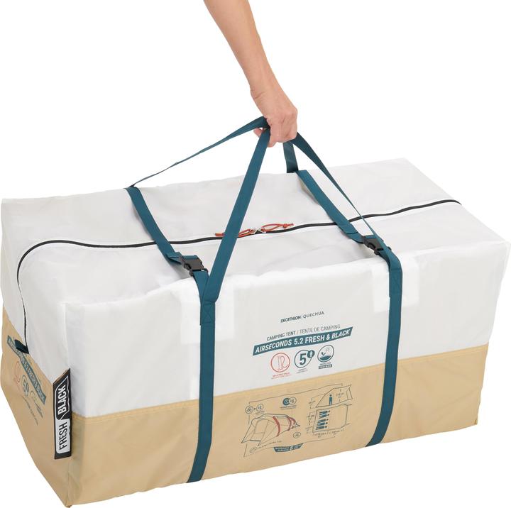 Immagine prodotto Quechua Familienzelt Air Seconds 5.2 (Tenda gonfiabile, 21.80 kg, 5 persone)