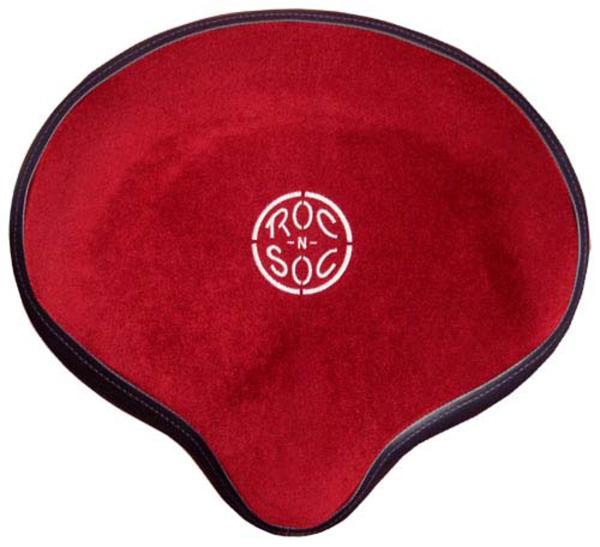 Produktbild Roc-n-Soc Drumhocker Sattel Rot mit Lehne (Drummersitz)
