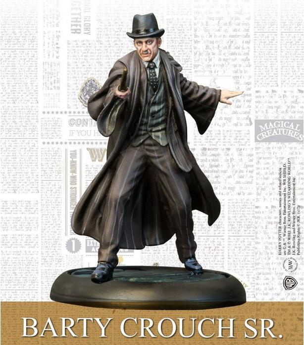 Actual product image Warner Bros Harry Potter: Tabletop Miniatures Wizarding Wars Barty Crouch Jr. & Aurors (EN)