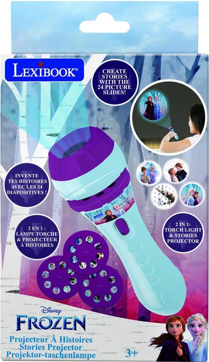 Immagine prodotto Lexibook Proiettore e torcia Disney Frozen Story (Tedesco, Inglese, Francese, Italiano)