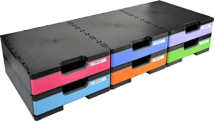 Image du produit Exacompta Boîtes à tiroirs modulables (A4+)
