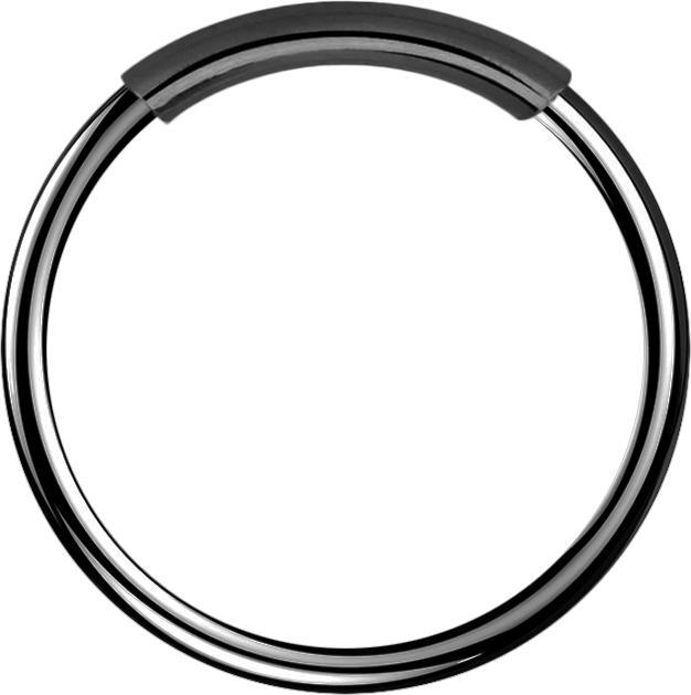 Immagine prodotto Star Piercing Anello nasale nero infinito (senza ottone, Acciaio chirurgico 316L)