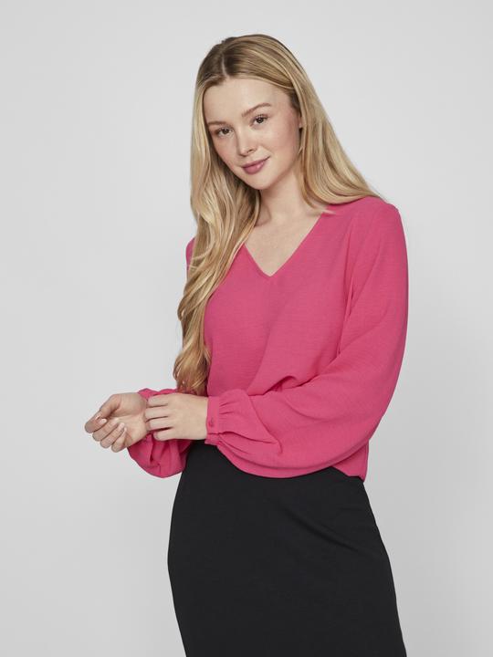 Actual product image Vila Long-sleeved top with V-neck (40)