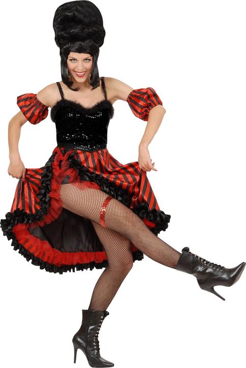 Produktbild Widmann CAN CAN TÄNZERIN in 3 Farben sort. (Kleid, Armstulpen, Strumpfband), M (M)