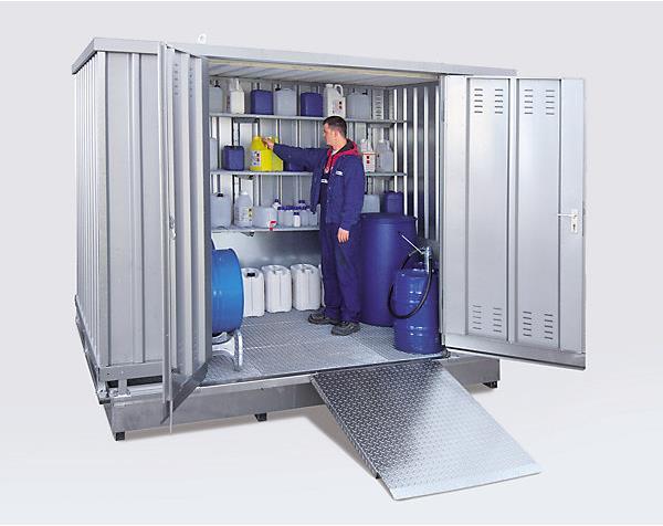Image du produit kaiserkraft Conteneur de stockage pour substances dangereuses pour le stockage passif de substances inflammables (300 l)