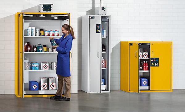Produktbild asecos Gefahrstoffschrank Typ 90, feuerbeständig (60 cm, 129.80 cm)