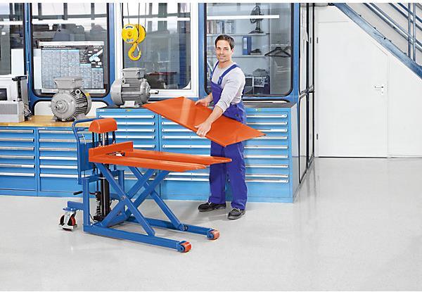 Produktbild kaiserkraft Niederhubwagen mit Gabel, Plattform (1000 kg)