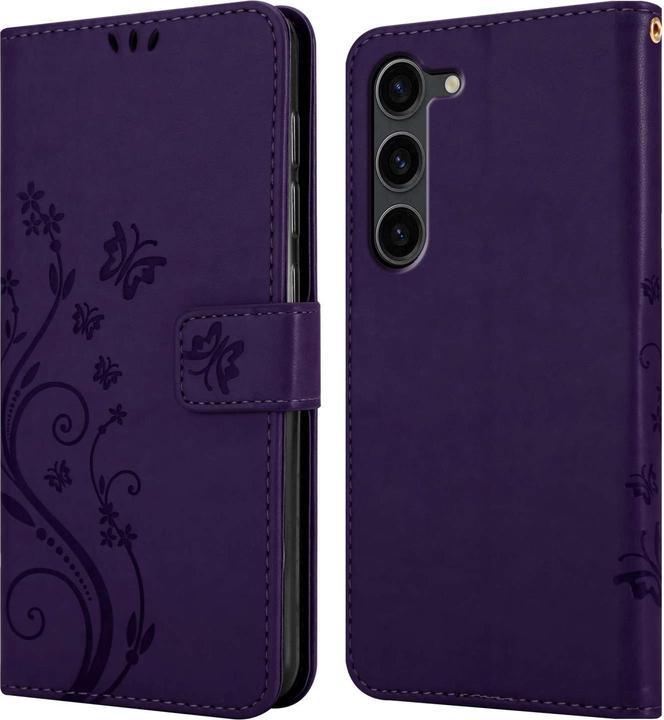 Actual product image Cadorabo Case for Samsung Galaxy S23 Flower Book (Samsung Galaxy S23)