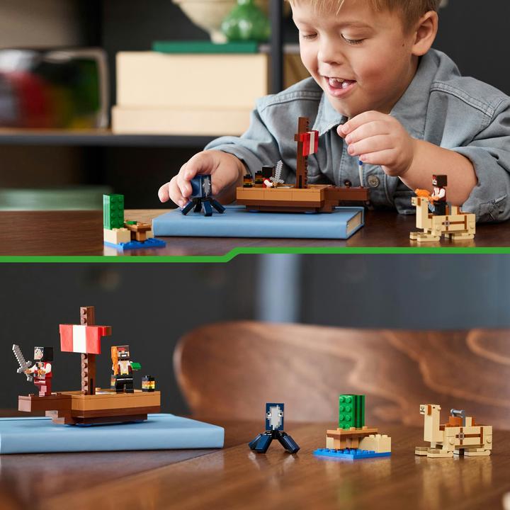 Produktbild LEGO Die Piratenschiffreise (21259, LEGO Minecraft)