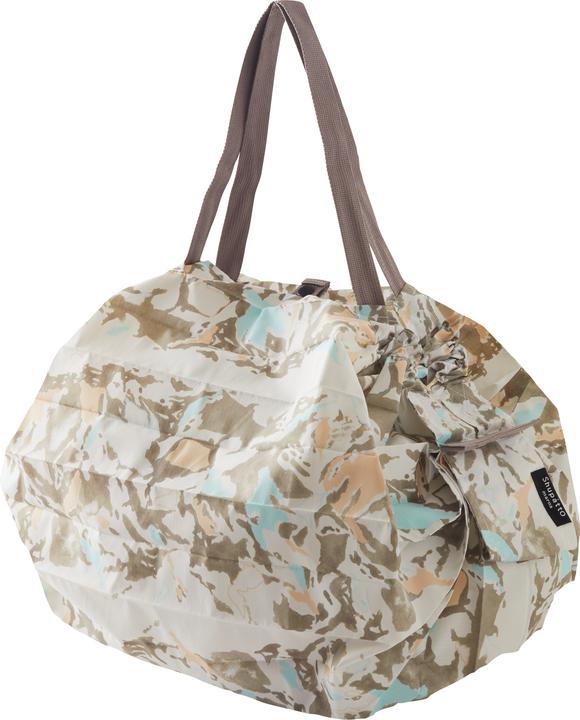 Shupatto Compact Bag "Far North" Snowy Peaks - M - Faltbare Tasche One-Pull (patentiert)