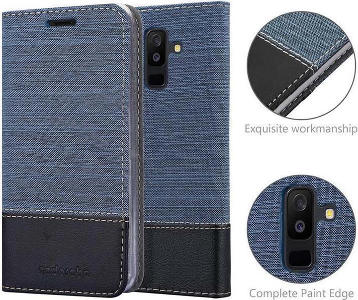 Actual product image Cadorabo Book Jeans Optics Cover (Samsung Galaxy A6+)