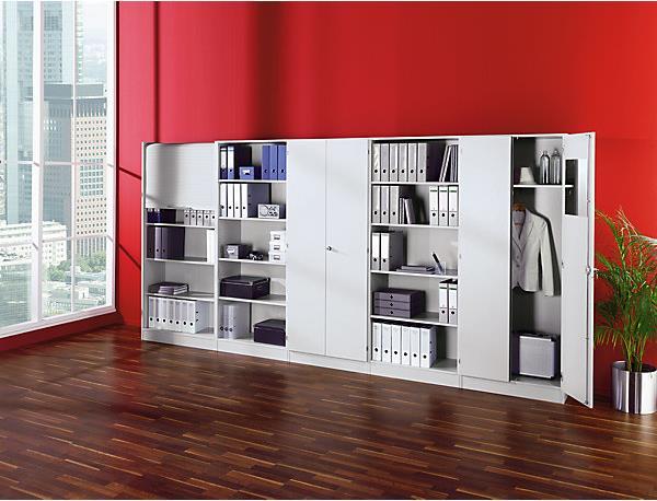 Actual product image kaiserkraft FINO - glass door cabinet (80 x 42 x 200.5 cm)