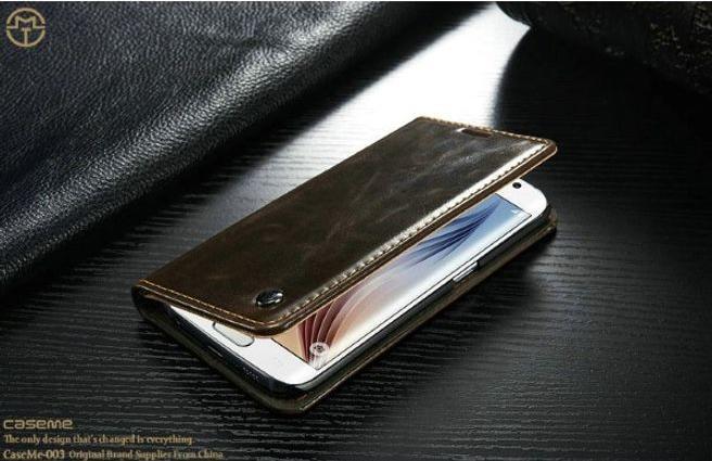 Produktbild Caseme Klassische Leder Hülle (Samsung Galaxy S6 Edge)
