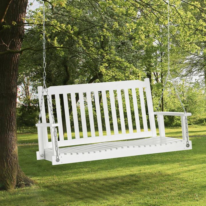 Image du produit Outsunny Banc suspendu avec chaînes