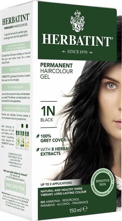 Actual product image Herbatint Gel colourant 1N Noir gel (1N Black)
