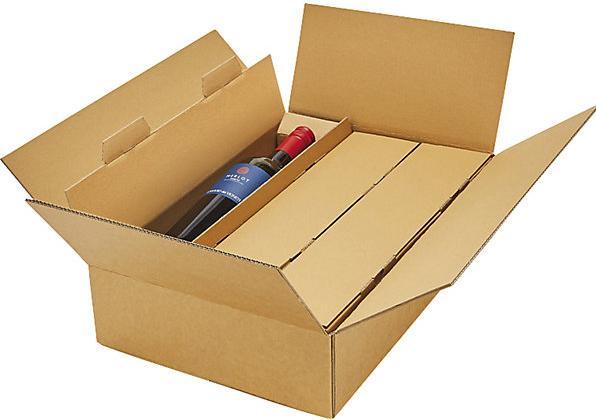 Produktbild kaiserkraft Weinflaschenkarton (1 x)